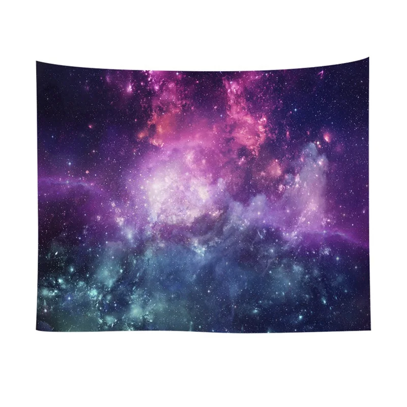 Galaxy Starry Tapestry Universe Printed Wall Hanging Tapestry Polyester Fabric Wall Decor Beach Towel Bedspread Picnic Blanket