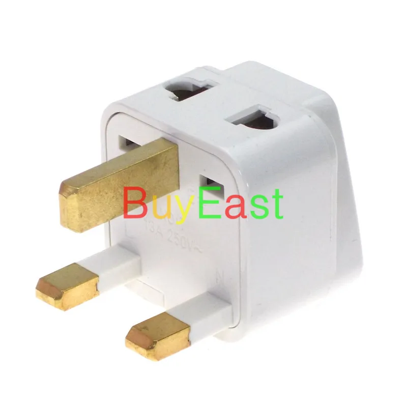 UK Ireland Malaysia Singapore HK Travel Adapter Type G, 2 Outlet AC