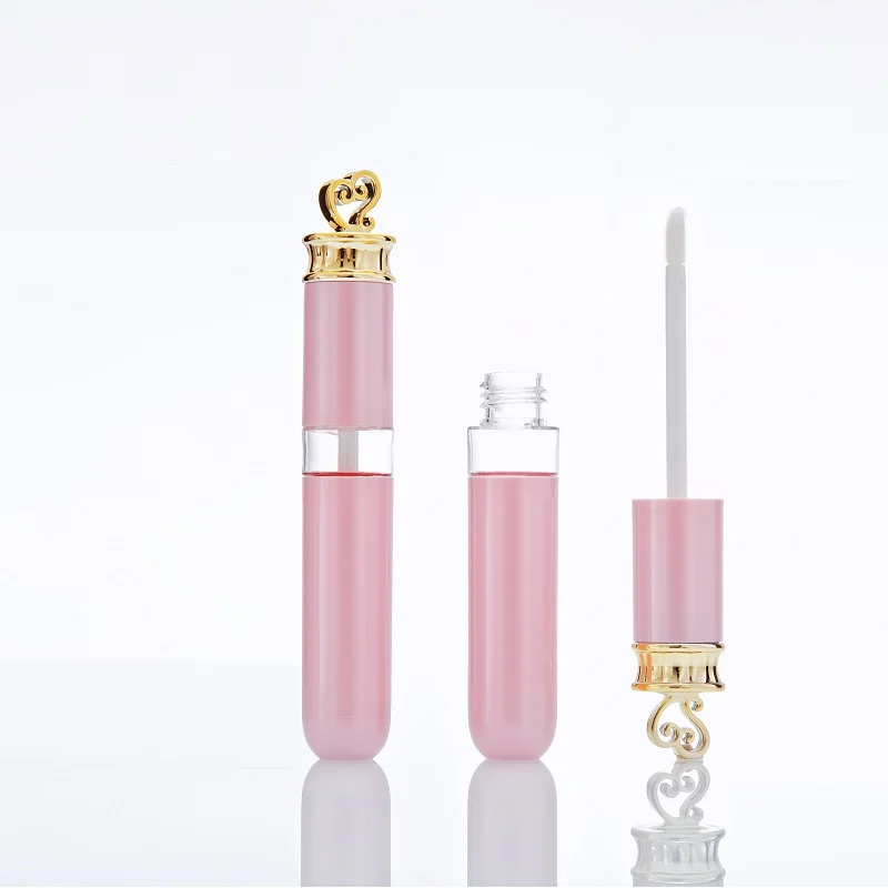 

Empty Lip Gloss Tubes 5ml Pink Lip Glaze Tube Cosmetic Container Packaging Plastic Empty Lip Gloss Containers 50pcs