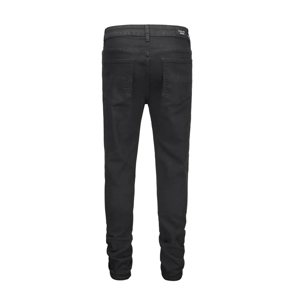 Kanye west мужские зауженные джинсы Джастин Бибер Хип Хоп мужские брюки рваные джинсы для мужчин краски печати джинсы уличные джинсы для мужчин