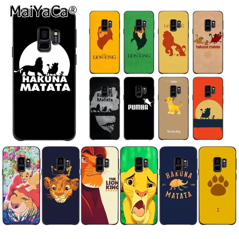 

MaiYaCa Lion King Pumba Hakuna Matata Popular Custom TPU Phone Cover For GALAXY s10 s6 edge edge plus s7 s8 plus s9 plus