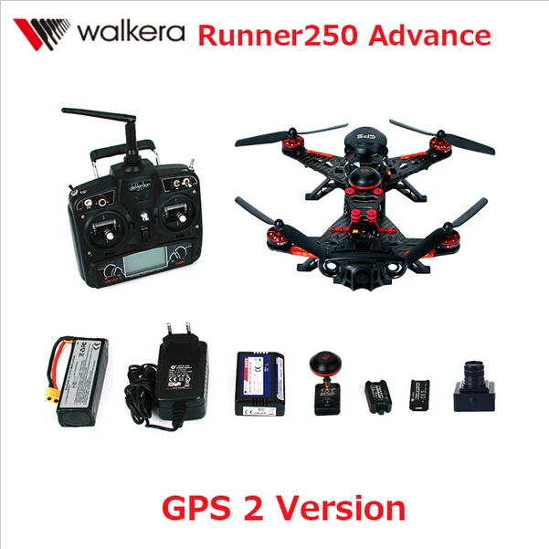 

F16181 Walkera Runner 250 Advance with 1080P Camera Racer RC Drone Quadcopter RTF with DEVO 7 / OSD / Camera GPS 2 Version