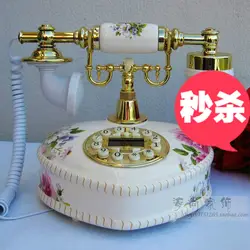 Керамика ретро телефон антикварные мода набор прекрасный свадебные подарки, чтобы показать украшения дома набрать номер