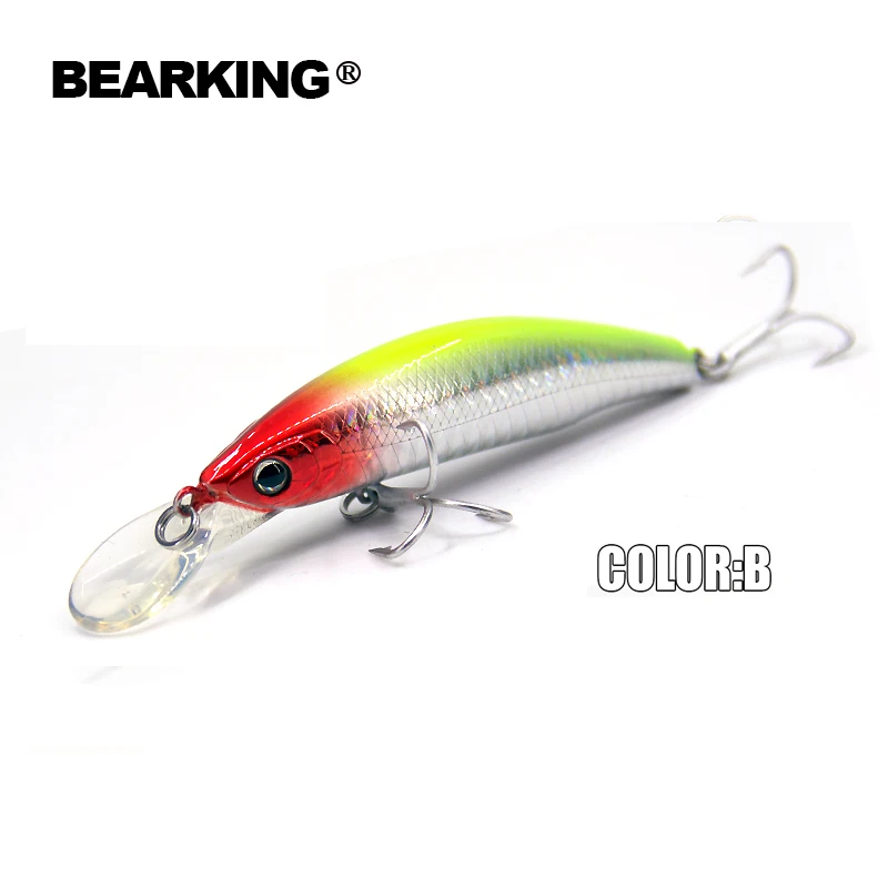 

Bearking 5PCS Floating Minnow Fishing Lure Laser Hard Artificial Bait 3D Eyes 8.5cm 15g Fishing Wobblers Crankbait Minnows