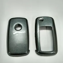 Дистанционный ключ крышка Блестящий углерод серый для VW Volkswagen MK6