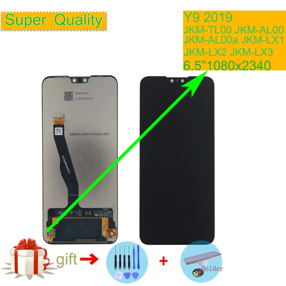 Для Huawei Y9 2019 ЖК-дисплей с сенсорным экраном в сборе полная JKM-TL00 JKM-AL00 JKM-AL00a JKM-LX1 JKM-LX2