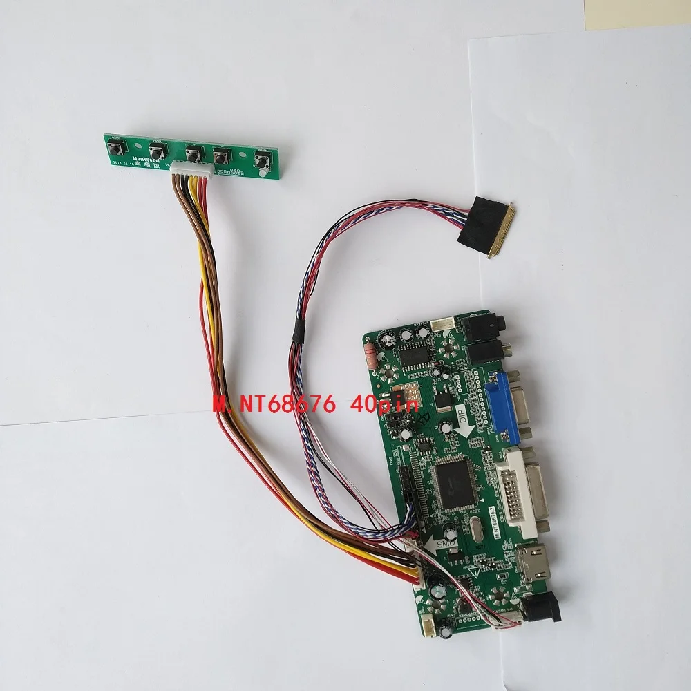 

Kit For LP140WH4-TLN2 LG Display 1366X768 Panel Screen DIY 2019 Driver DVI Audio Controller board LCD LED VGA HDMI 14