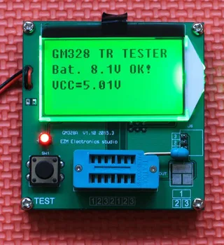 

2015 12864 LCD Transistor Tester meter Diode Triode Capacitance LCR ESR Meter