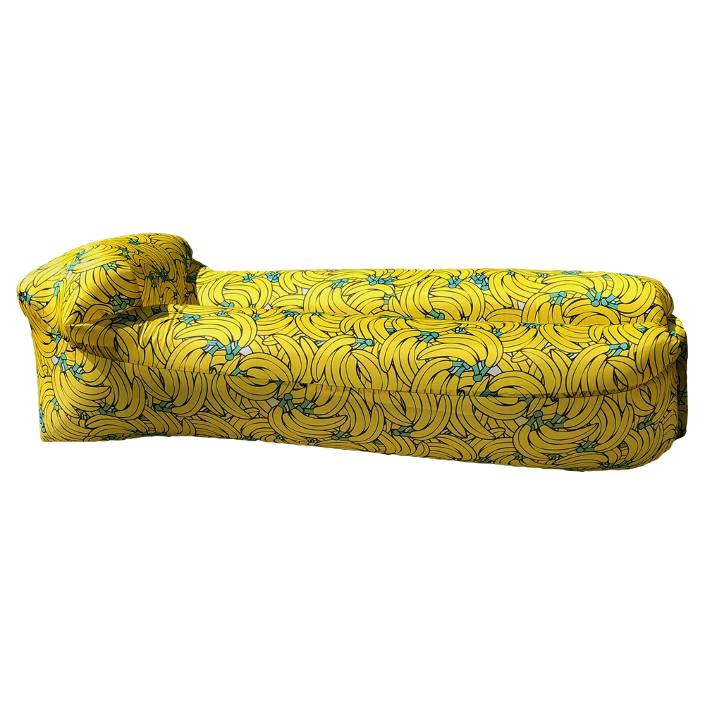 Inflatable Lounger Portable Air Beds Sleeping Sofa Couch For Beach Picnic Park Backyard Home Camping Hiking