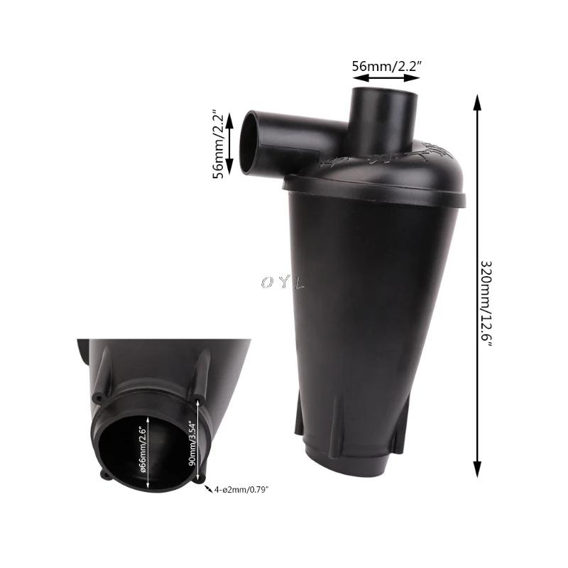 Cyclone Dust Collector Filter Turbocharged Cyclone Without Flange Base Set Tool newest L29k