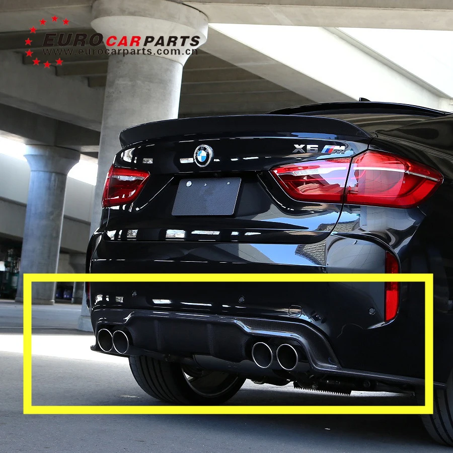 

BM X6M F16 carbon finber diffuser for F16 X6M to 3d style carbon finber rear spoiler