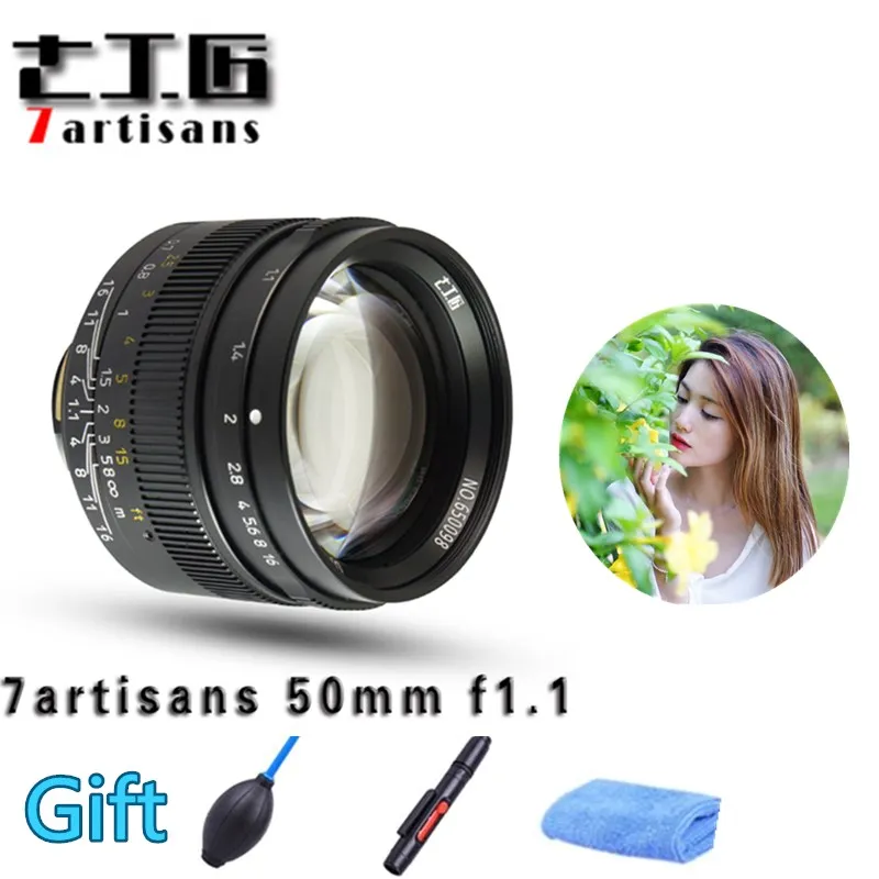 Goede Originele 7 ambachtslieden 50mm F1.1 M Mount Vaste Lens voor Leica M Mount Camera #039;S M M M240 M3 M6 m7 M8 M9 M10