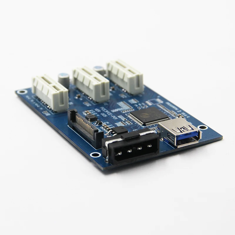 Новый PCIe от 1 до 3 PCI express 1X слоты райзер карта Mini ITX к внешнему слота e адаптер