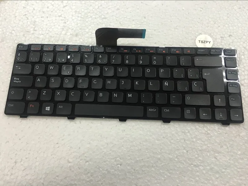 Новая испанская клавиатура SP для DELL INSPIRON 14R N4110 M4110 N4050 M4040 N5050 M5050 M5040 N5040 X501LX502L P17S N4120