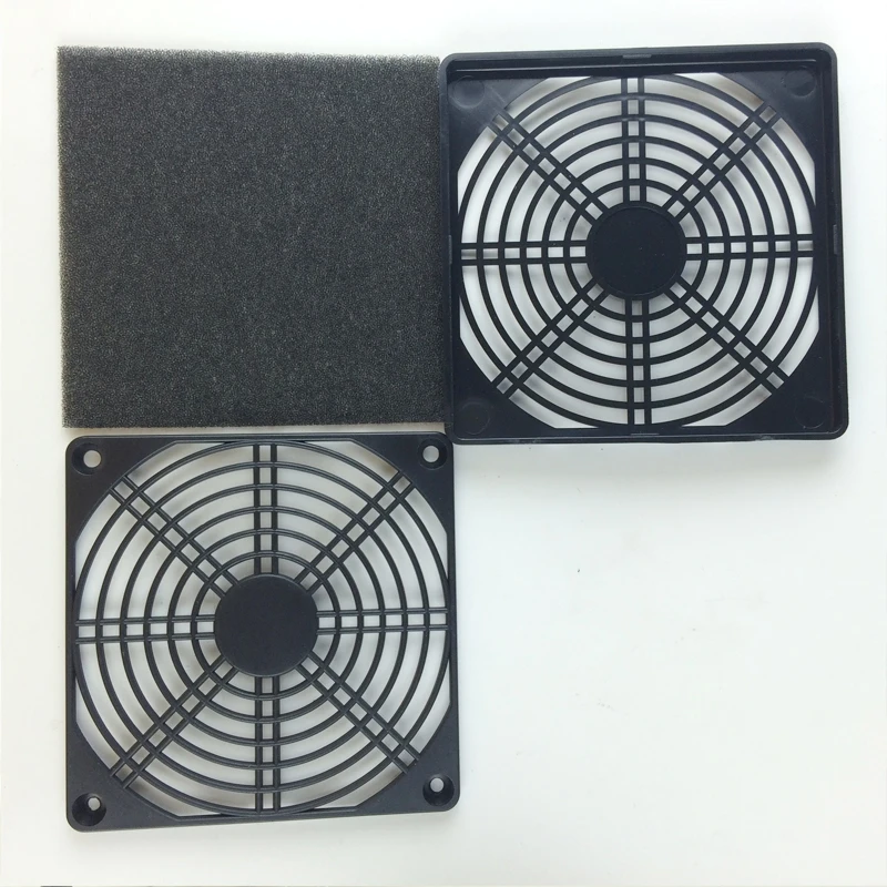 10pcs Three in One Air Filter Cover Suit for 12cm Fan Dust-proof Nets for PC Encasement 120mm