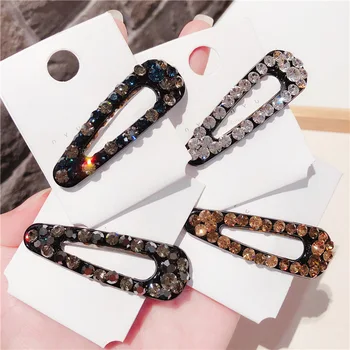 

1Pcs Fashion Women Girl Korean Fashion Crystal Rhinestone Barrette Hairpins Clips Butterfly Headwear Hair Band Accessories