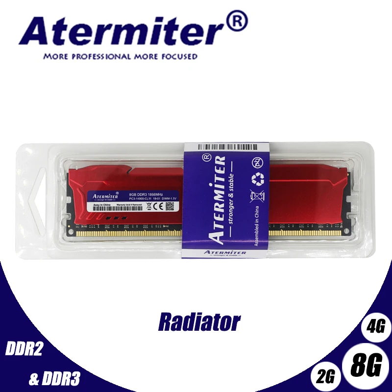 

New 8GB DDR3 PC3 1866Mhz 1333MHz Desktop PC DIMM Memory RAM 240 pins For AMD intel 4g 2g 1600Mhz radiator 1866 8G 4GB 2GB