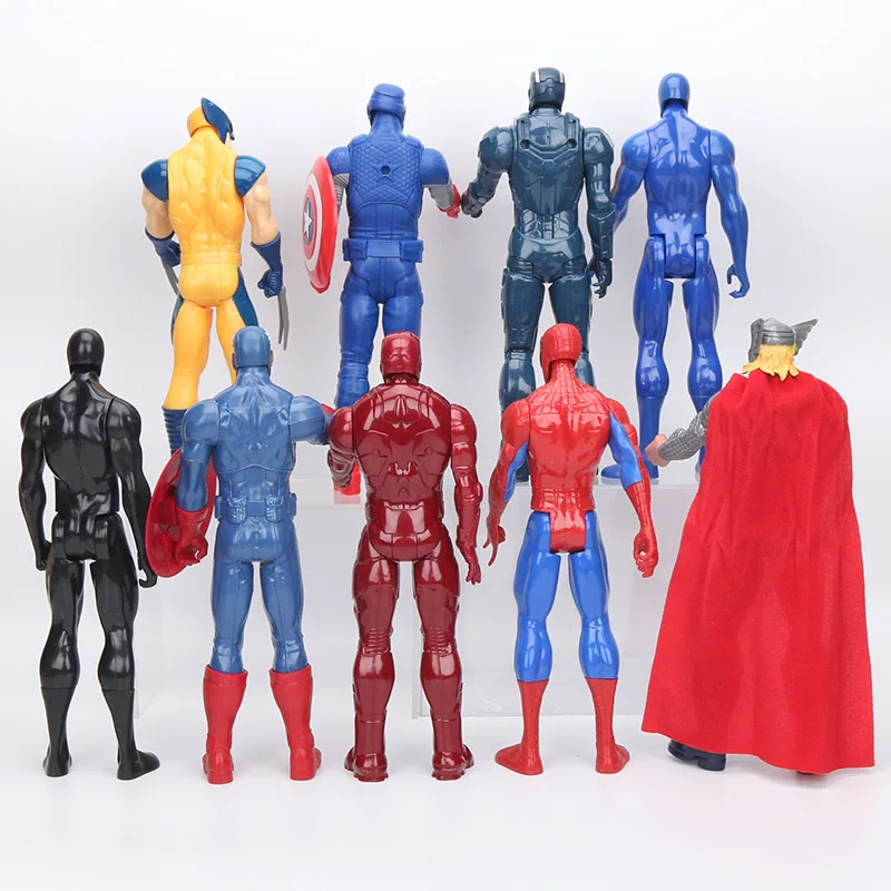 Marvel Toys: The Avengers Endgame 30cm Movie Super Hero Thanos, Captain America, Iron Man, Spider-Man, Hulk, and Thor Figure Model Toys image 3
