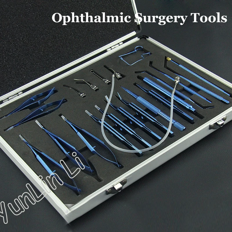 Ophthalmic Surgical Instruments Set Titanium Cataract Eye Handtool for