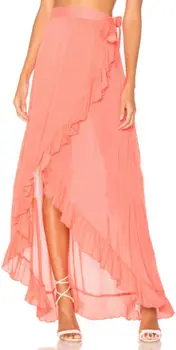 

Hot Boho Women Long Max Skirt Prom Gown Summer Holiday Sundress High Waist Wrap Pleated Skater Flared Asymmetric Long Skirts
