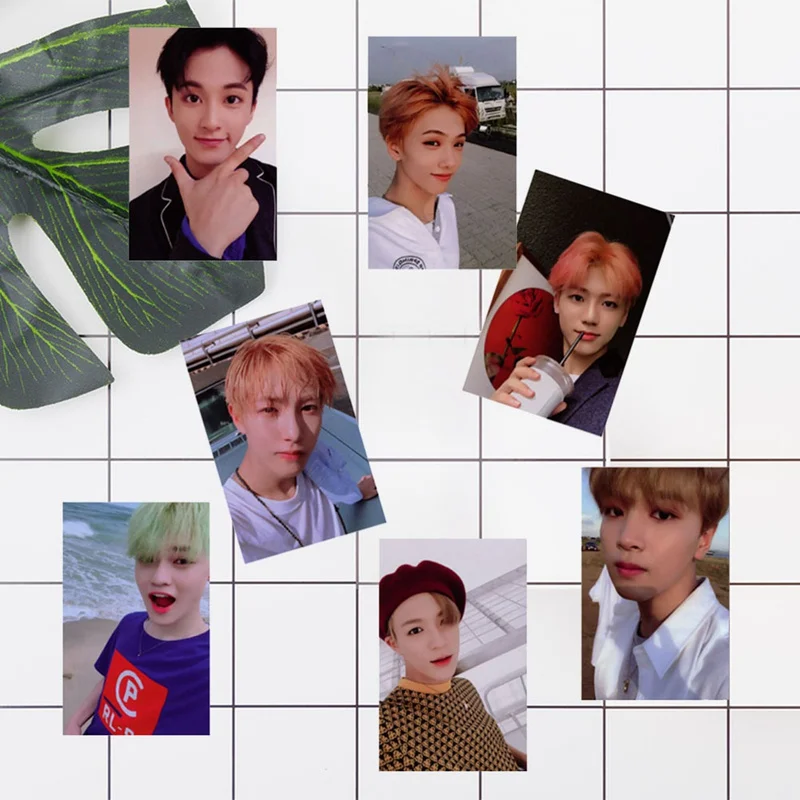 7 шт./компл. K-POP NCT DREAM Mini 2 альбом мы идем самодельные ЛОМО карта автограф Фотокарта Бумага карты