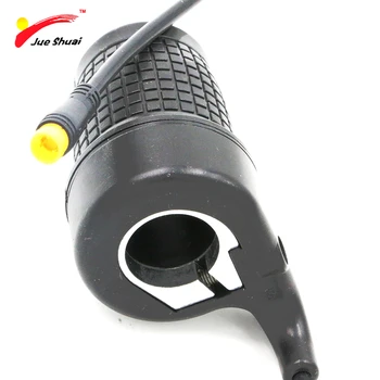 

Waterproof Half Twist Throttle Mountain Road Electric Bike Twist Throttle Plastic and Rubber Hand Grip Electric Bike Accessories