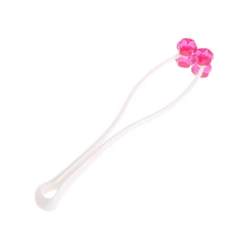 

Creative Cat Face Massager Practical Pet Massage Roller Reusable Face Grooming Massager For Puppy Dog Kitten (White And Rose Red