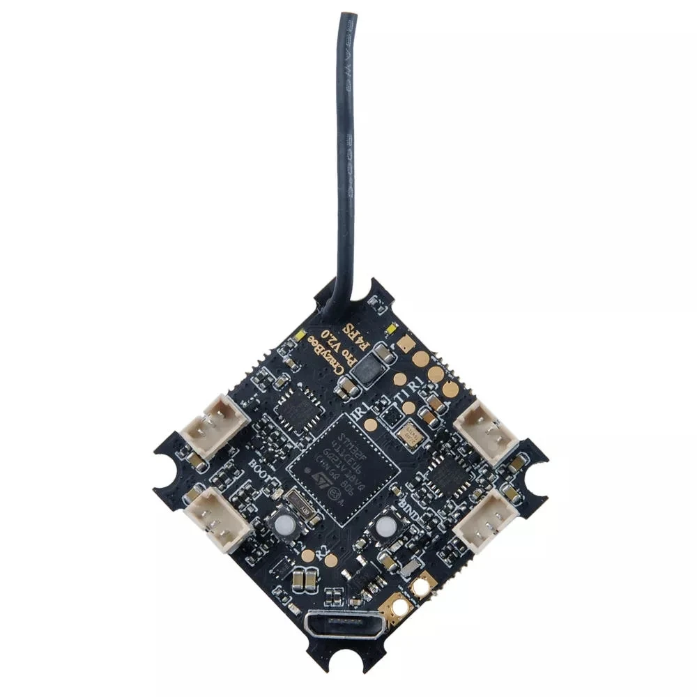Happymodel Crazybee F4 Pro V2.0 Mobula7 HD Контроллер полета 1 3S w/ 5A ESC и совместимый ресивер Flysky/Frsky