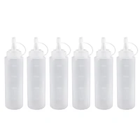 8 Pcs Bouteilles /à Presser Bouteilles Souples Transparents en Plastique La Colle Bouteilles de Condiment R/éutilisables en Plastique pour Les Condiments Lartisanat Le Bricolage La Peinture