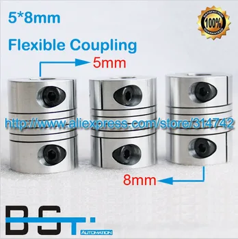 

Hot sell 5x8mm / 5mm To 8mm Flexible Coupling OD 20x25mm