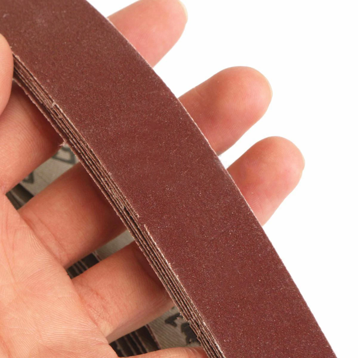 10 Pack 400 Grit Sanding Belts Brown Alumina Sander Power Tools Accessories 760x25mm