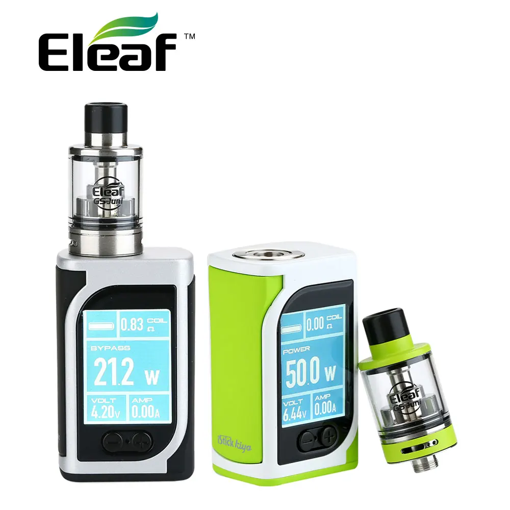 New Original Eleaf IStick Kiya 50W TC Kit with 2ml GS Juni Tank & Built