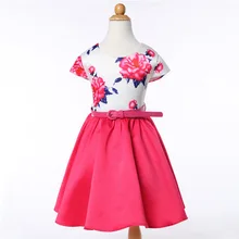 Primavera 2018 vestidos da menina crianças selo do vestido de Princesa sopro vestidos vestido infantil