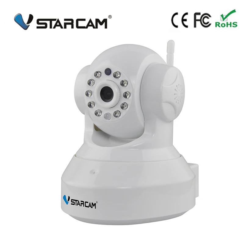 Vstarcam C7837 home office shop wifi camera Wireless IP Security Wifi CCTV Support 64G TF card Free Shipping 2015 vstarcam t6835 micro tf sd card security ip camera wireless wifi p2p plug