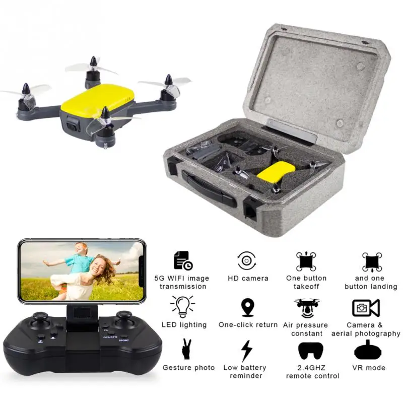 

RC Quadcopter High Hold Powerful GPS WIFI Drone Brushless Remote Control With LED light Helicopter