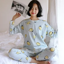 Новая Брендовая женская Хлопковая пижама, женская пижама для девочек, комплекты пижамы с рисунком, пижамы для женщин, спортивный костюм с длинными рукавами