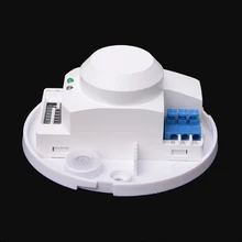 220V 800W Microwave Radar Sensor PIR Occupancy Body Motion Detector Light Switch