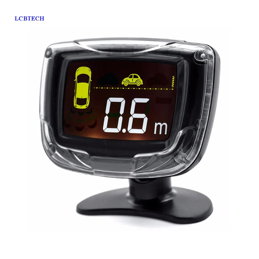 

Car Parktronic Parking Radar Sensor Reverse Backup Monitor Automatic Parking Detector System 8 Sensor Assisted Reversing