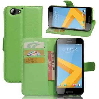 

100pcs/lot&Free shipping Lychee Litchi wallet leather soft TPU cover case stand with card holder For HTC A9S