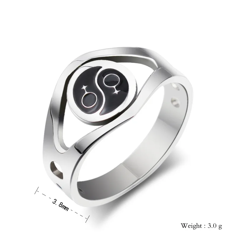 

LGBT 2018 New Titanium steel Gender symbol rings creative enmel ring personalized gay pride lgbt