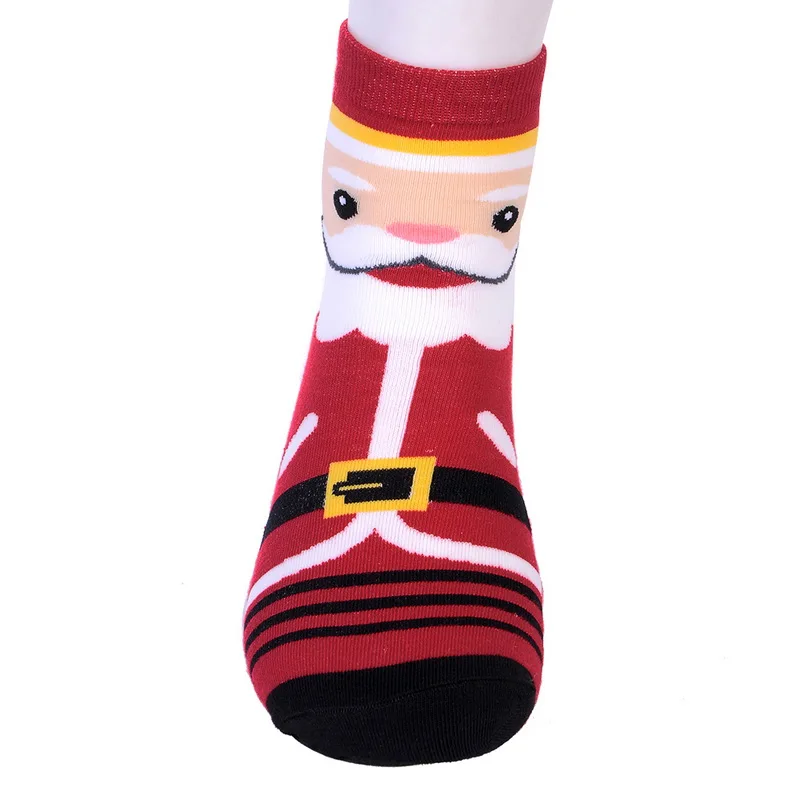 Рождественские носки Забавный Милый Рождественский носок для подарков Осень Зима теплые носки с животными Новогоднее украшение 1 шт