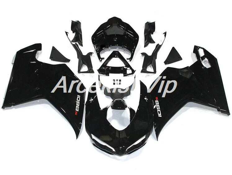 

New ABS Injection Mold Motorcycle Full Fairings Kit Fit for DUCATI 848 1098 1198 1098R 1198S Fairing Set Custom black
