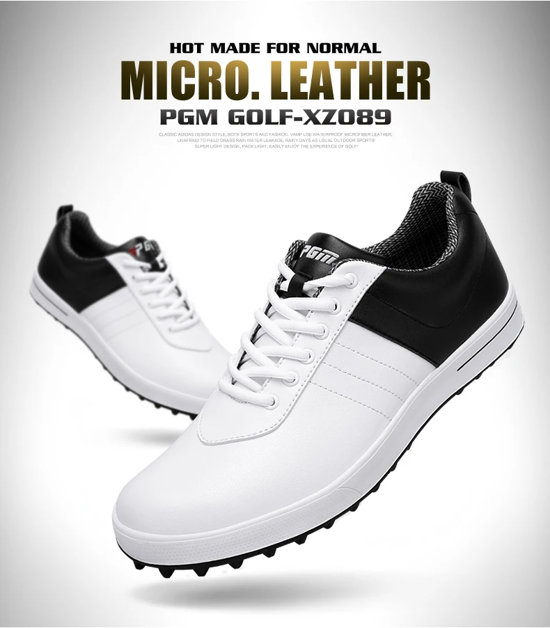 PGM Golf Shoes Golf Sneakers Men's Waterproof Shoes Nailless Breathable Shoes