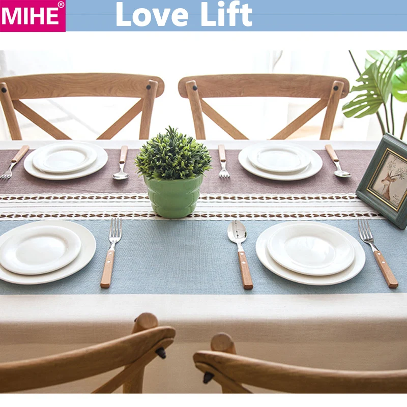  Modern Decorative Table Cloth Tassel Iace Rectangle Tablecloth Home Kitchen Table Cloths Party Banq