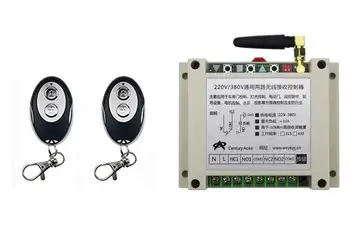 

2017 universal AC220V 250V 380V 30A 2CH Remote Control Light Switch Relay Output Radio Receiver Module Transmitter home