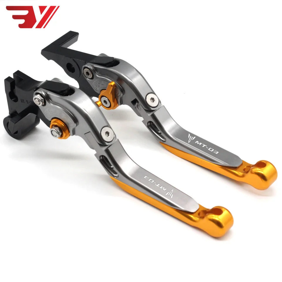 

Motorcycle CNC Aluminum Accessories Brake Clutch Lever Adjustable Folding Extendable For YAMAHA MT-03 MT03 MT 03 2015-2018