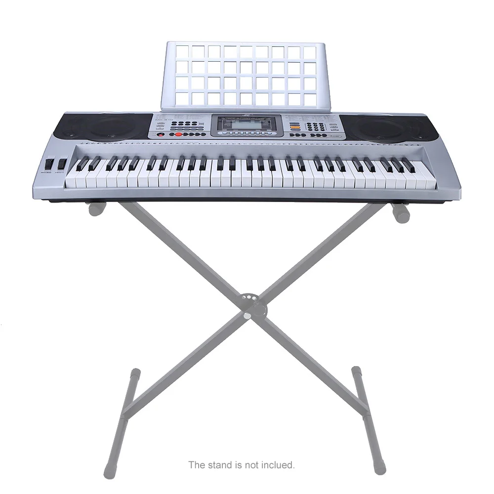 61 keys multifunctional lcd display digital keyboard electric piano key board music sheets