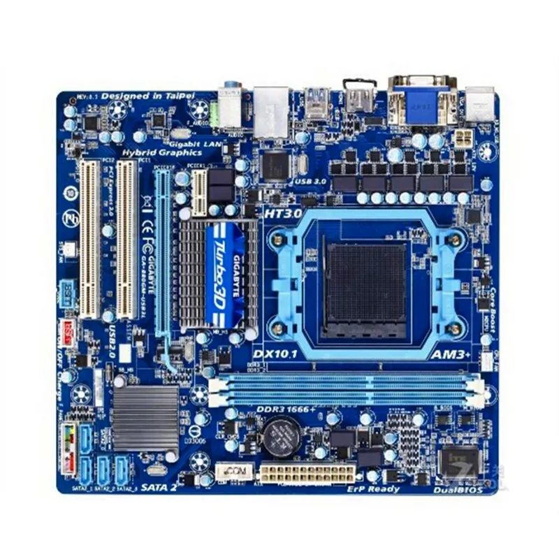 

Original for Gigabyte GA-880GM-USB3L Desktop Motherboard 880GM-USB3L 880G Socket AM3+ DDR3 SATA2 USB2.0 Micro ATX