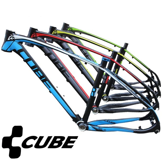 Best price at $147 Cheap Cube reaction 14 high quality aluminum alloy 26 17 inch light weight Tapered headset tube mountain bike frame