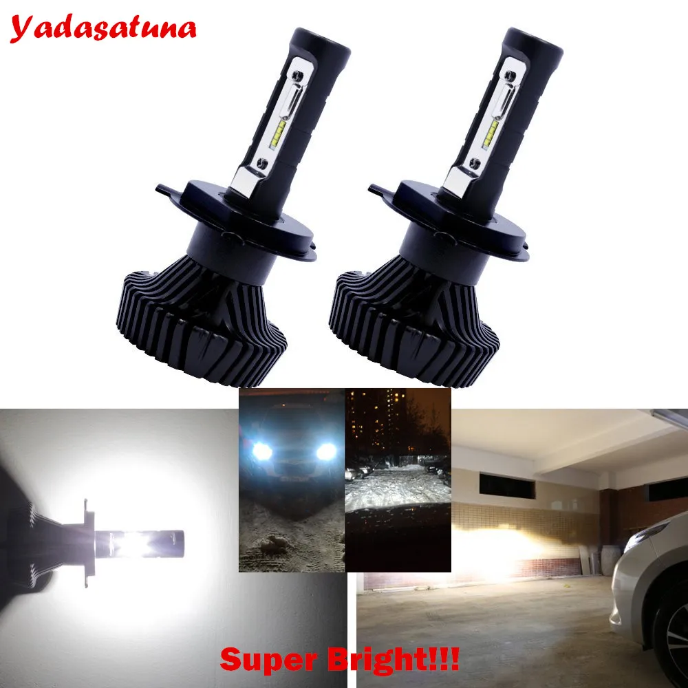 

2*H4 HB2 Hi/Lo LED Faro Bombillas Alquiler de luces LED 160W LED lampara con la viruta ZES Chip para el coche vehiculo NO CANBUS